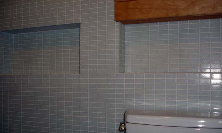  Colored Subway Tile Specialist Handcrafted Cabinetry Custom Design Bathroom Installation Tile Niches Subway Tile Walls 