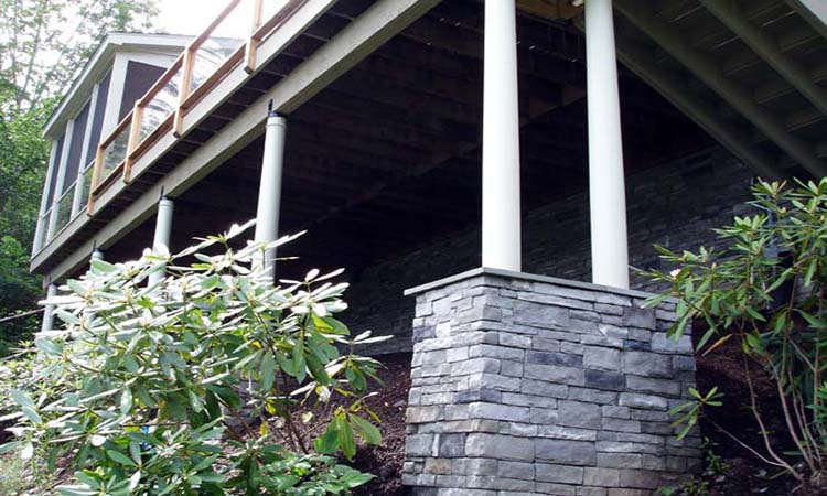 stone_veneer_deck_support_installation_cultured_stone_veneer_foundation